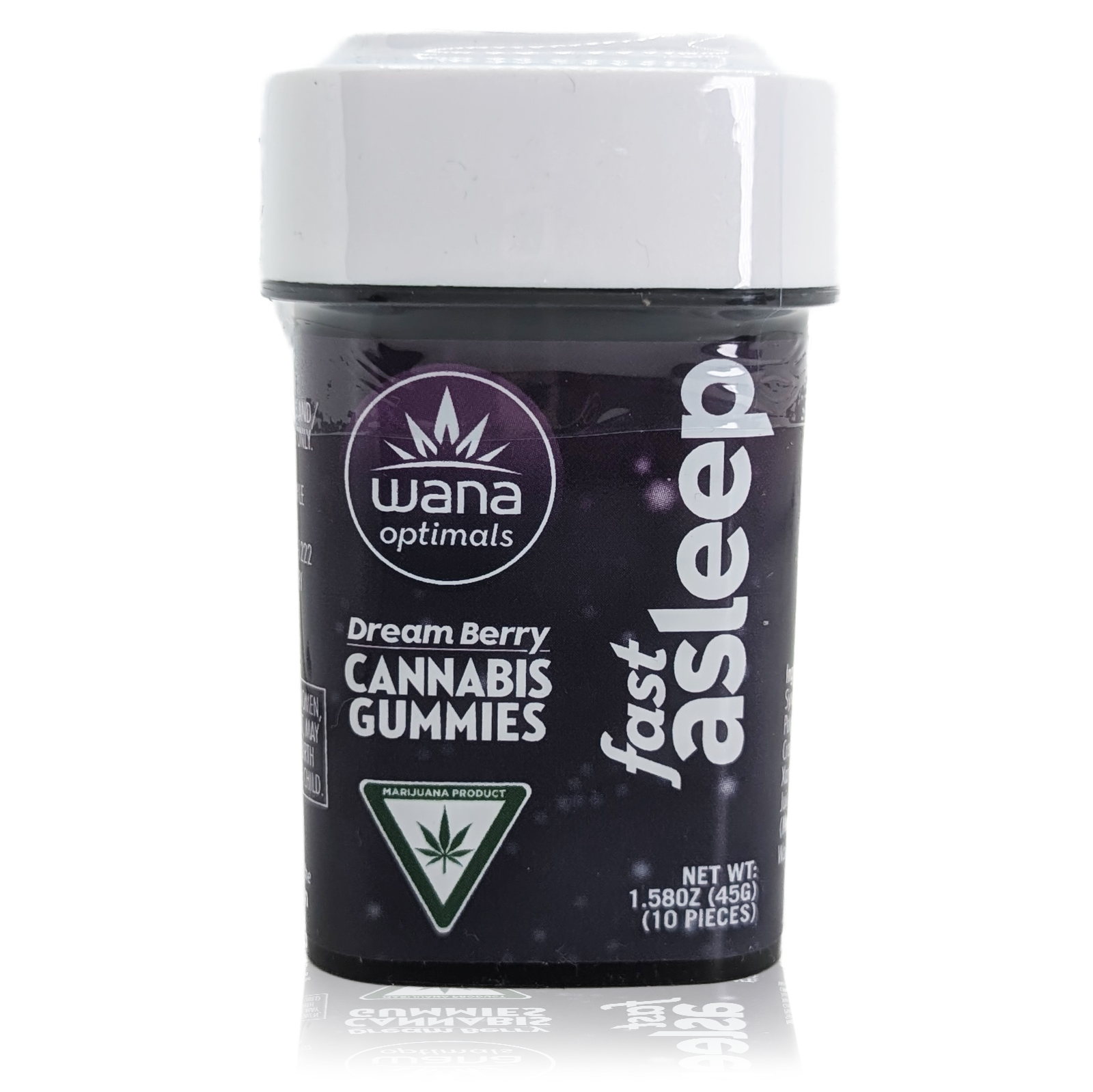 Photograph of product: DREAM BERRY FAST ASLEEP - 100MG CBD / 20MG THC / 20MG CBG / 20MG CBN