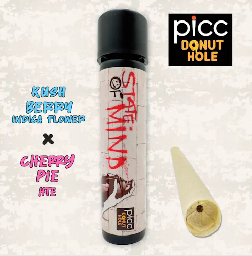 Photograph of product: Kush Berry x Cherry Pie - Donut Hole - 1g