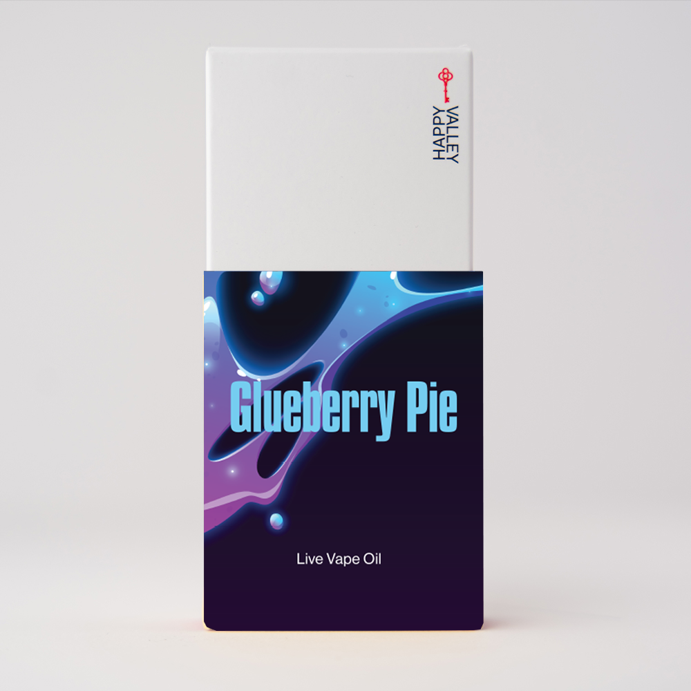 Photograph of product: Live Vape Oil Cartridge - Glueberry Pie