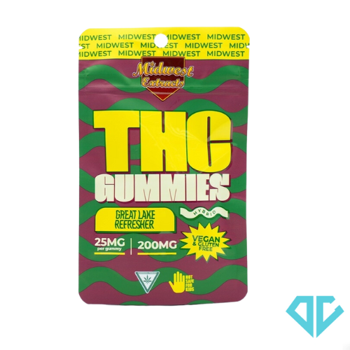 Photograph of product: Midwest Extracts Great Lake Refresher Gummies 200mg
