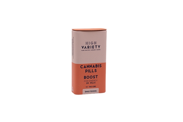 Photograph of product: Boost Ratioed Unflavored Pills 100mg (20-Pack | 5mg Each)