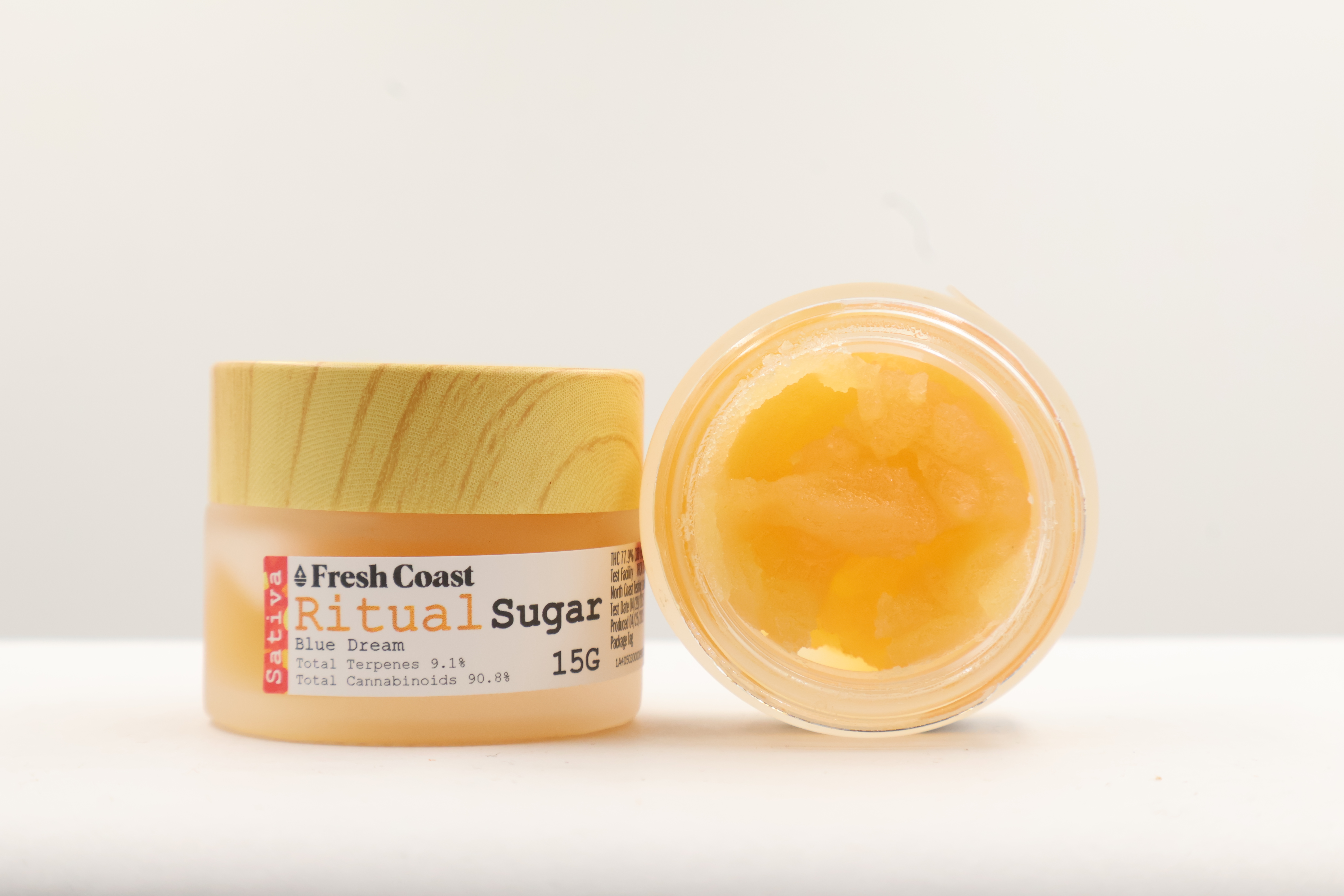 Photograph of product: Baller Bucket - Fresh Coast - Blue Dream - (Ritual Batter) - (Oui'd) - 77.95% TH-oui