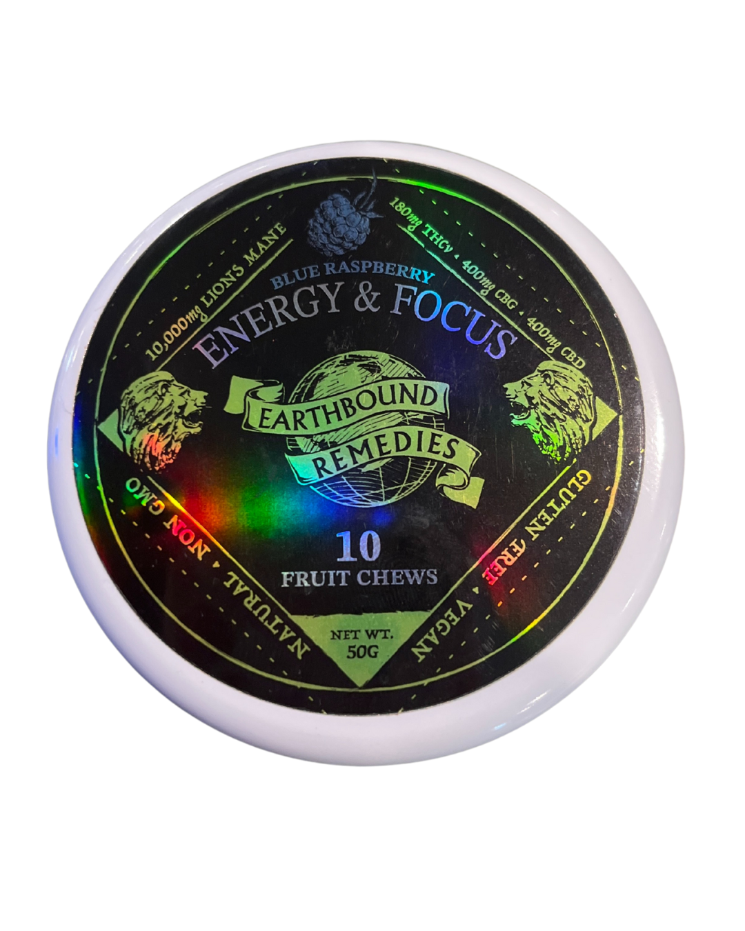 Photograph of product: CBD | EBR | Fruit Chews | Energy & Focus | Lion's Mane |TH-ouiv,CBD,CBG