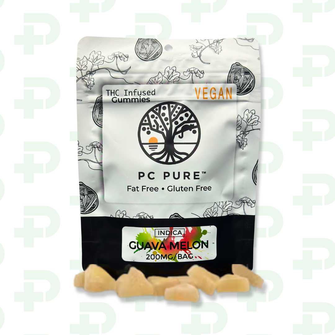 Photograph of product: PC Pure 200mg Gummy - Oui'd - GUAVA MELON