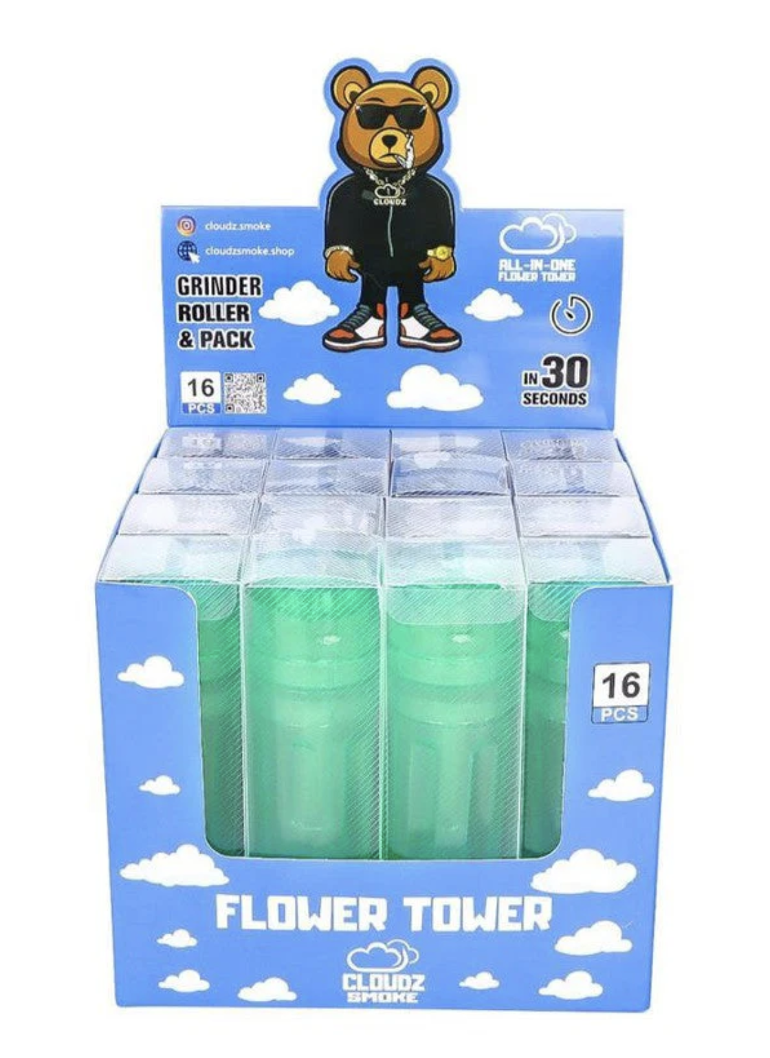 Photograph of product: Cloudz Flower Tower - 3 in 1 Cone Filler