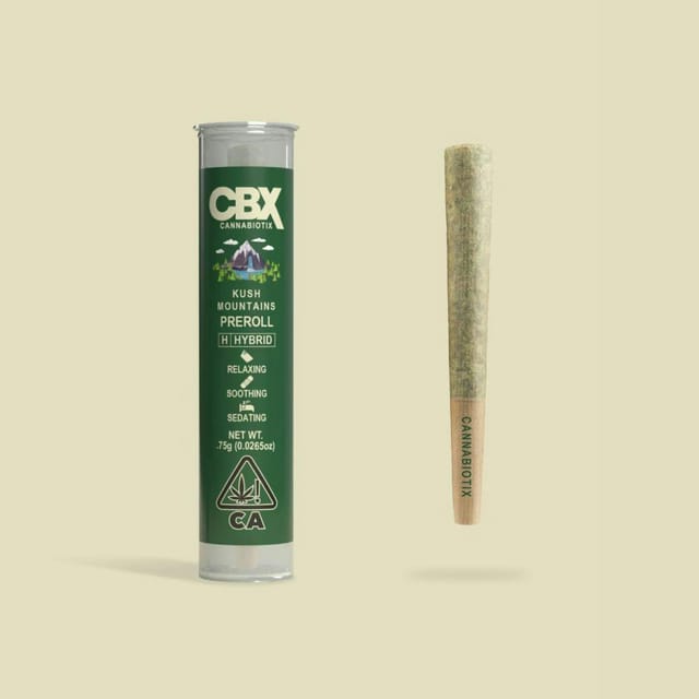 Photograph of product: Kush Mountains | 0.75g Preroll - 