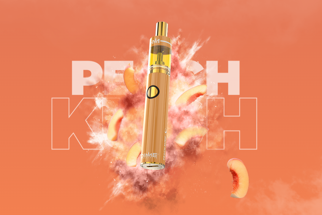 Photograph of product: DIME - Disposable - (I) Peach Kush 2g