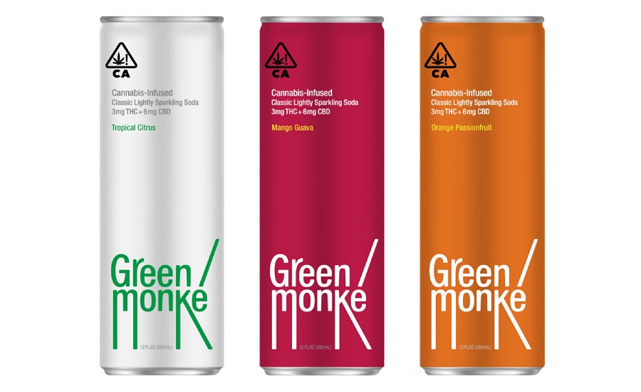 Photograph of product: Green Monke - Mango Guava - 3mg TH-oui / 6mg CBD
