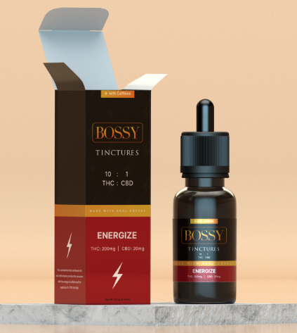 Photograph of product: Bossy - Energize Tincture 100mg TH-oui