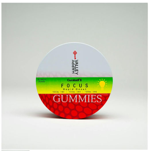 Photograph of product: 100mg - FOCUS - Tropical Punch-Oui'd