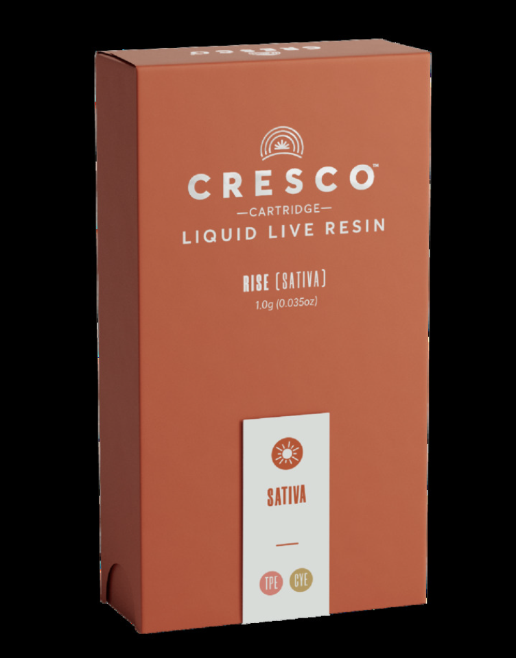 Photograph of product: CRESCO PAPAYA ECLIPSE LIQUID LIVE RESIN CARTRIDGE