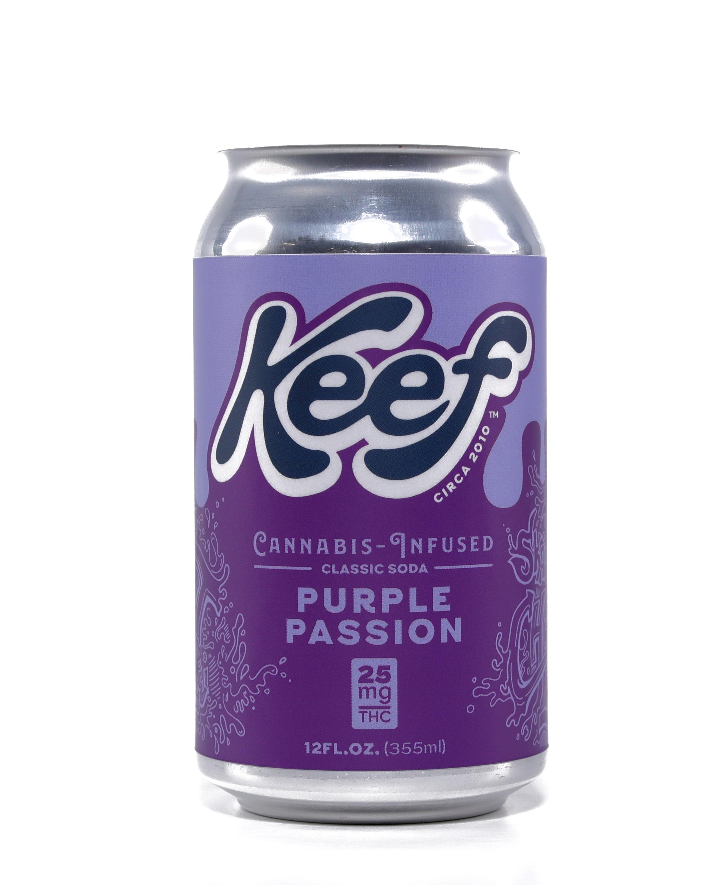 Photograph of product: Purple Passion | 25mg | Soda | Keef