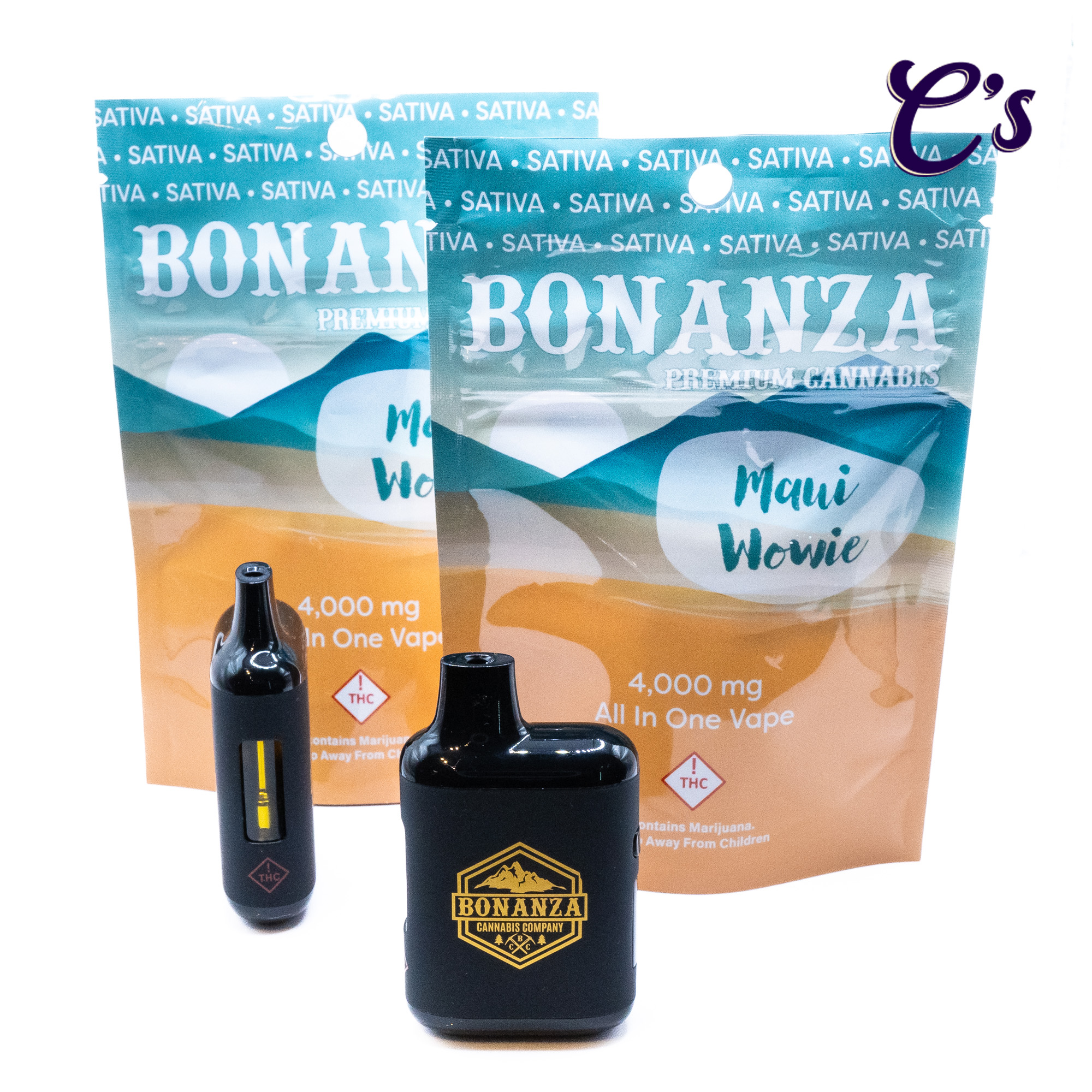 Photograph of product: Bonanza | Disposable 4g Cart (I) Skywalker OG 4g