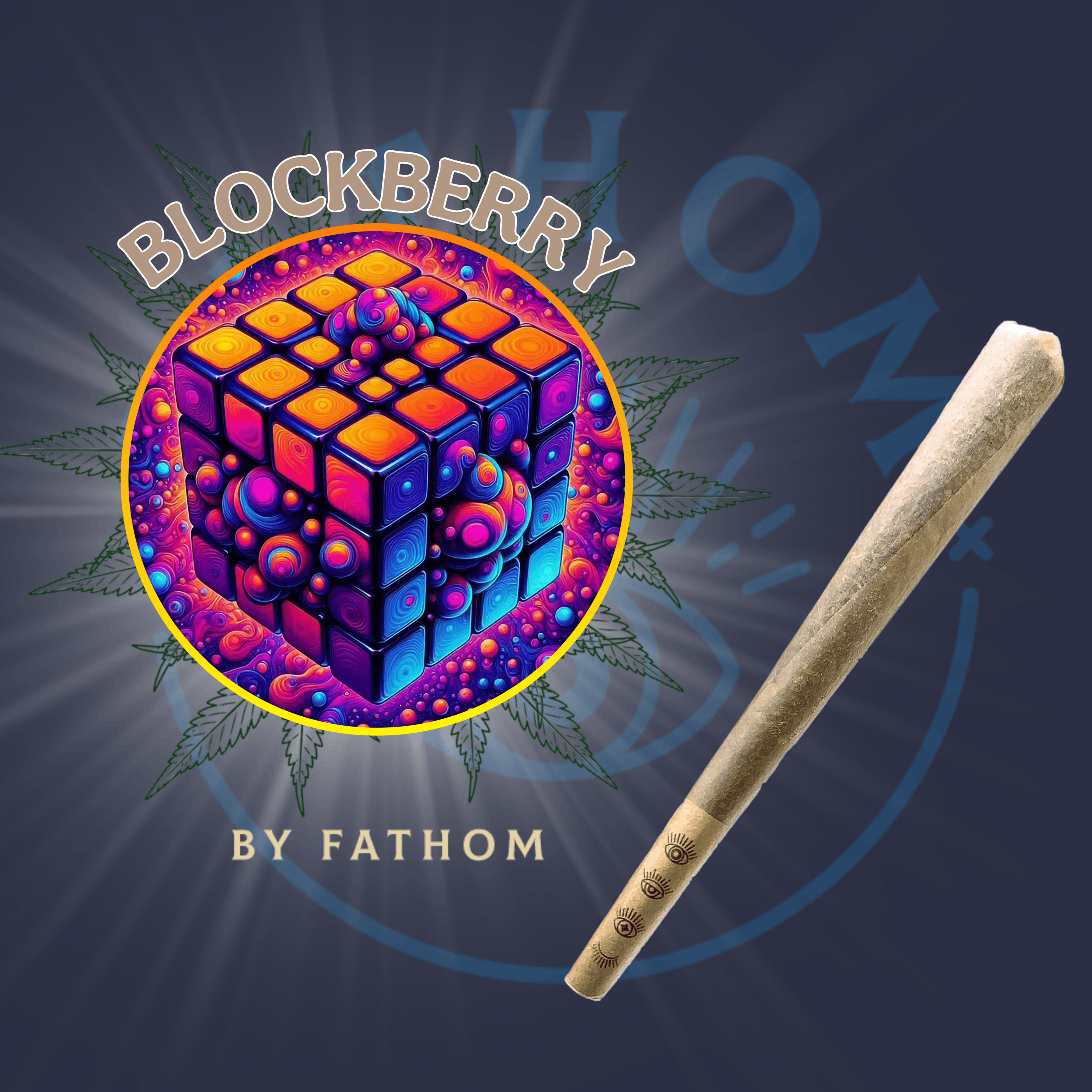 Photograph of product: Fathom Oui'd | Blockberry Pre-Roll | 1.0g