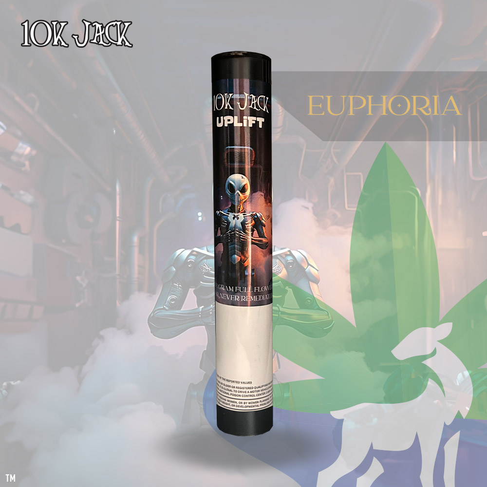 Photograph of product: 10K Jack - Euphoria - Pre-Roll (1g)