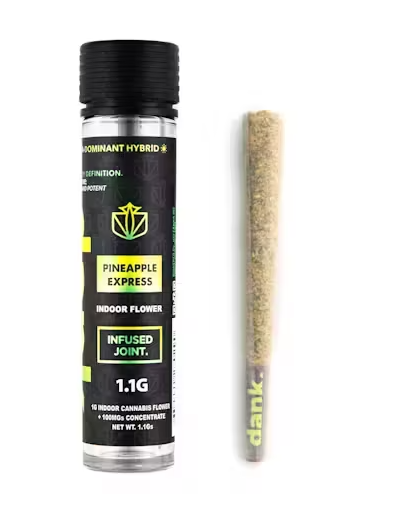 Photograph of product: Dank | 1.1g Infused Pre-Roll | Pineapple Express
