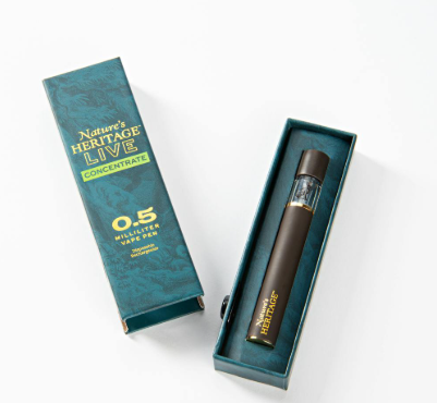 Photograph of product: Nature's Heritage South Shore Sour 0.5g Live Sauce Cartridge