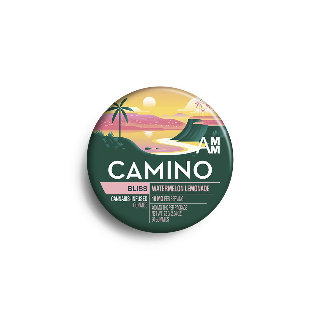 Photograph of product: Watermelon Lemonade (Bliss) Gummies - 400mg by Camino