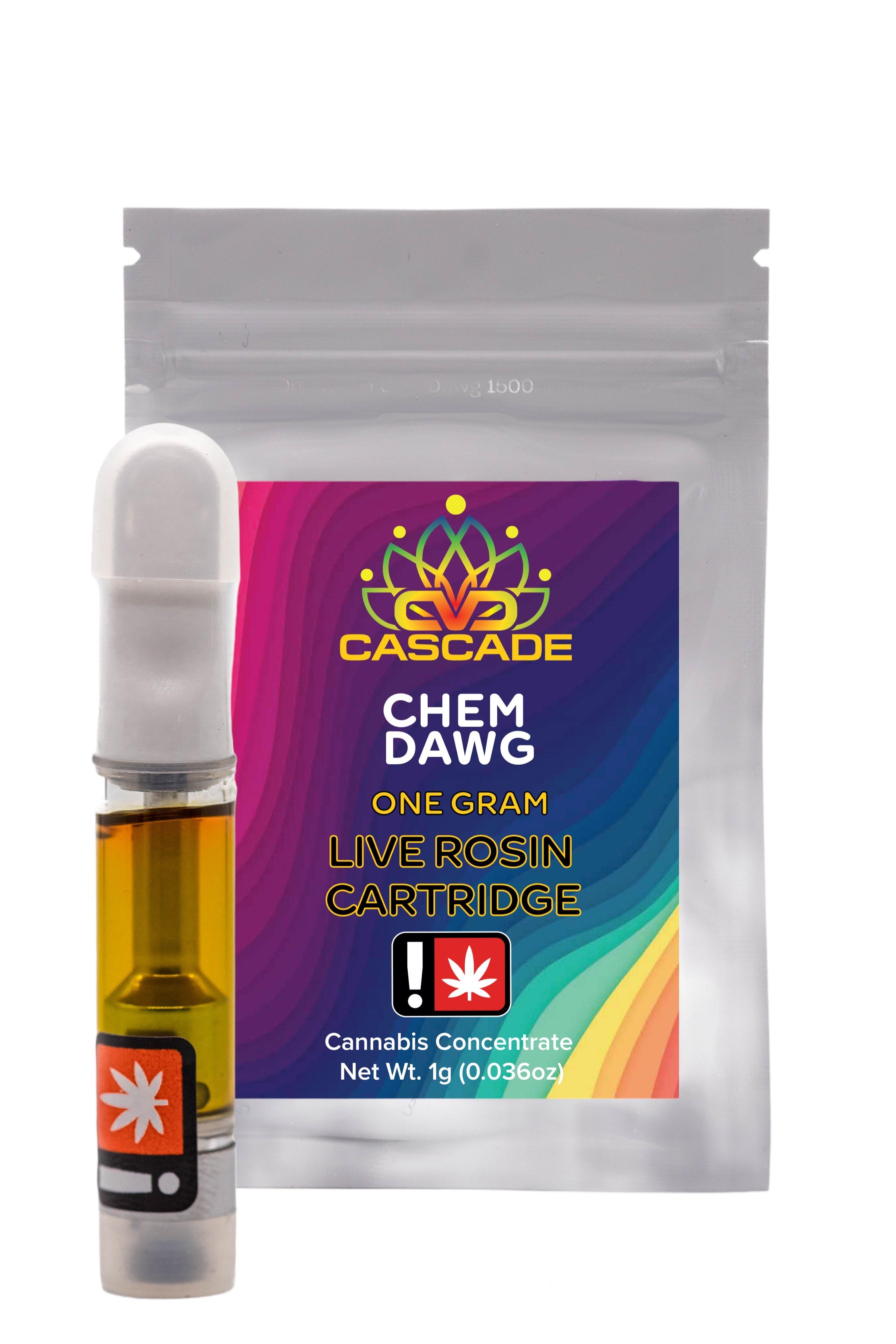 Photograph of product: CVC - Strawberry Cherry Gelato Rosin Cartridge (H)