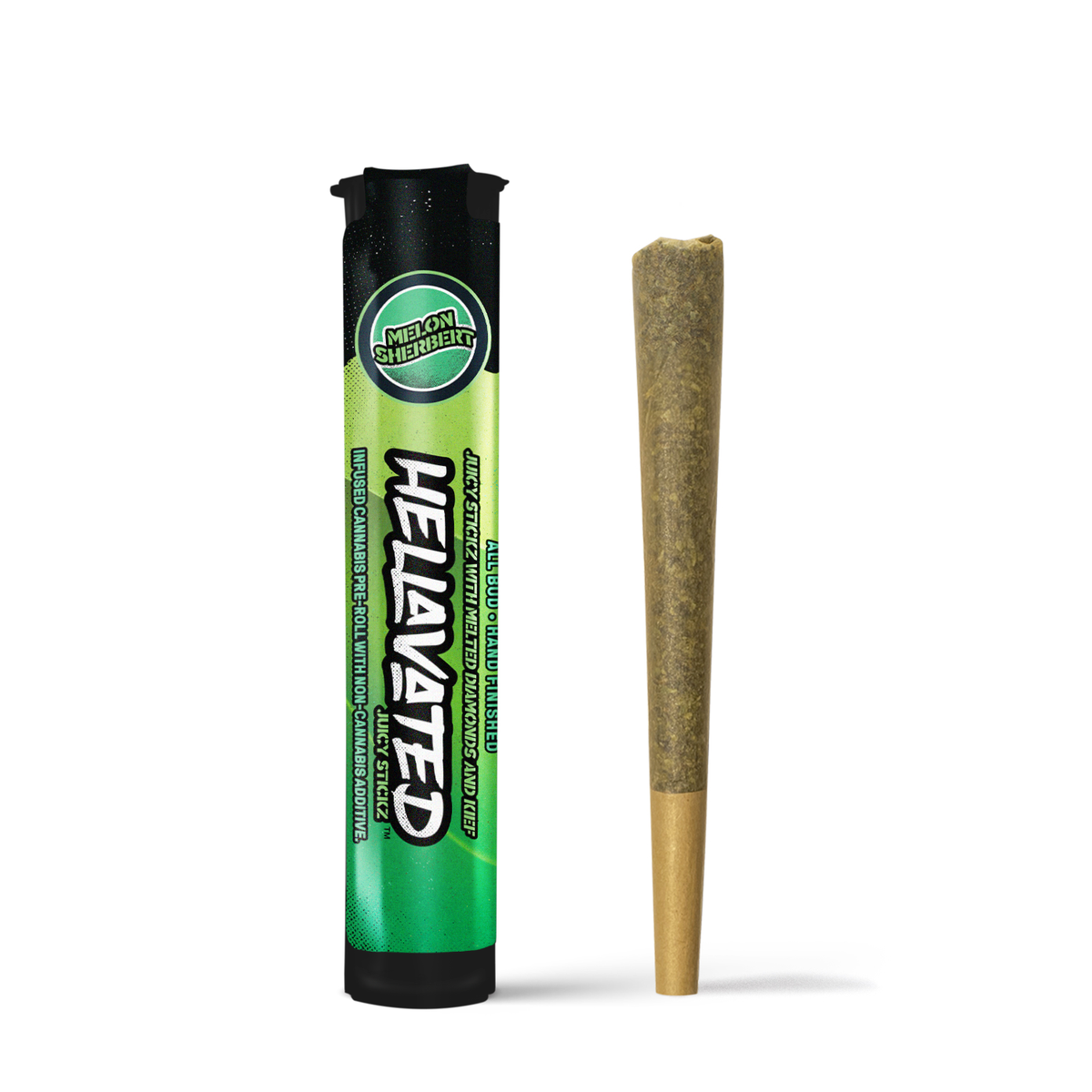 Photograph of product: Hellavated Melon Sherbert Infused Joint