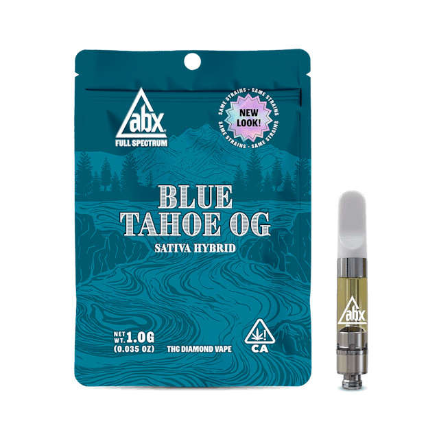 Photograph of product: Blue Tahoe OG 1g High Potency Vape