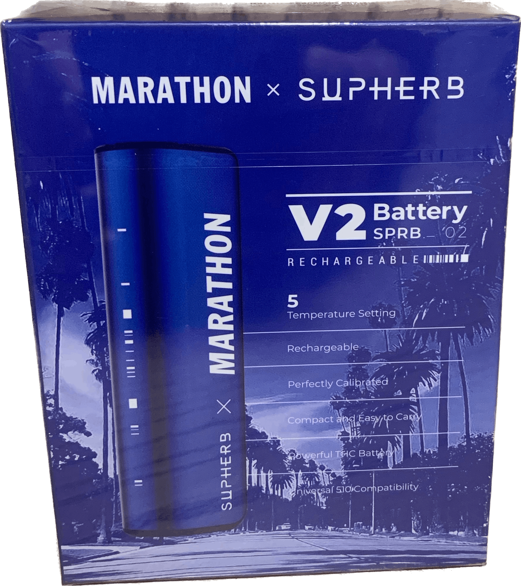 Photograph of product: Marathon x Supherb Battery (blue)