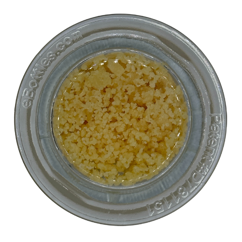 Photograph of product: Cannalicious Lemon Haze Oui'd Crumble Baller Jar 7g