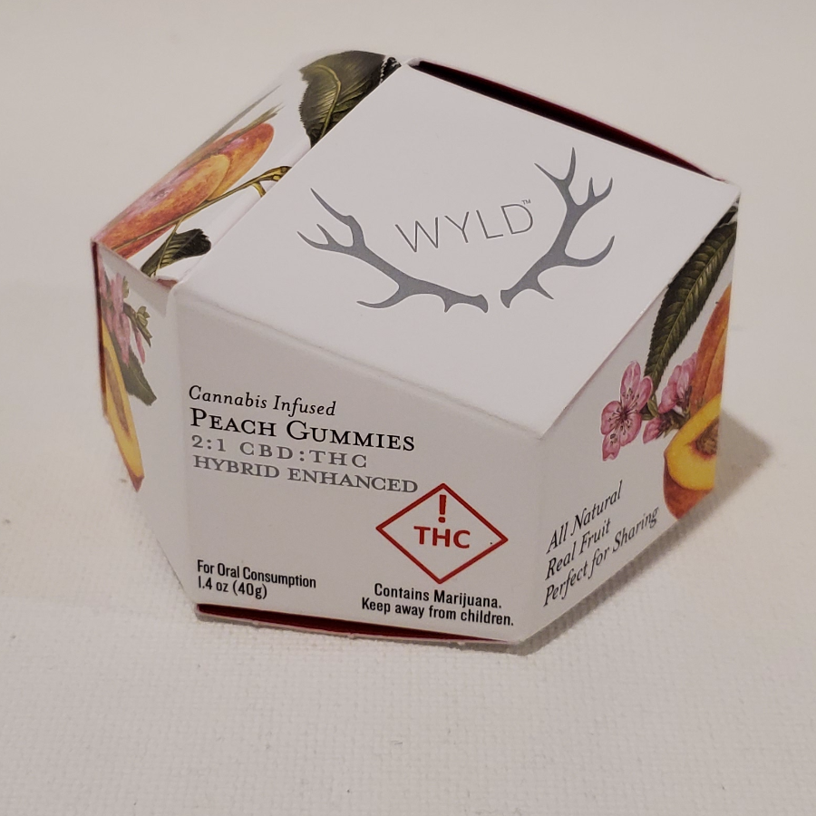 Photograph of product: Wyld - Peach - 2:1 CBD/TH-oui