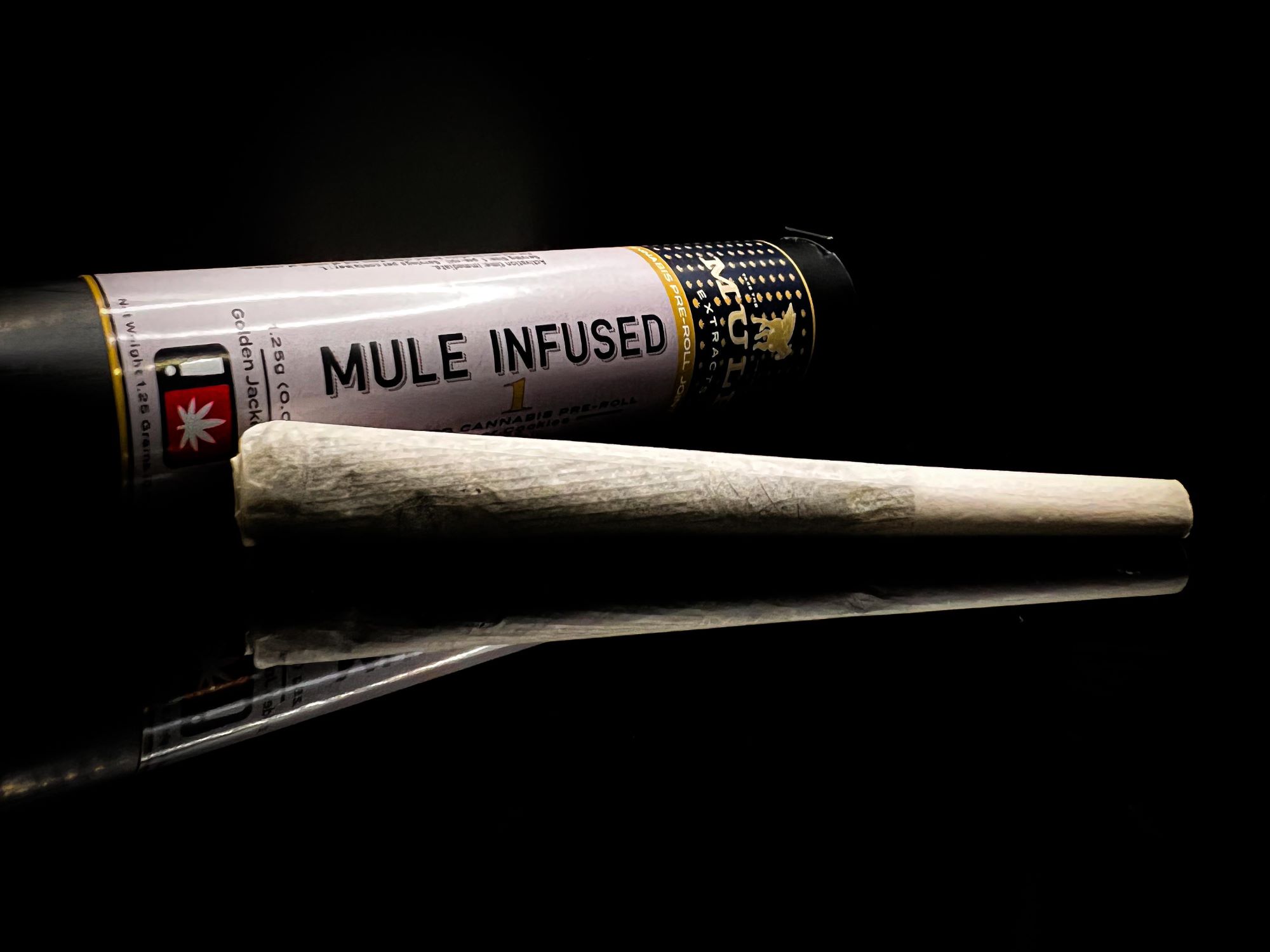 Photograph of product: Mule | Ice Cream Cake x Purple Starfruit - 1g Infused Pre-Roll