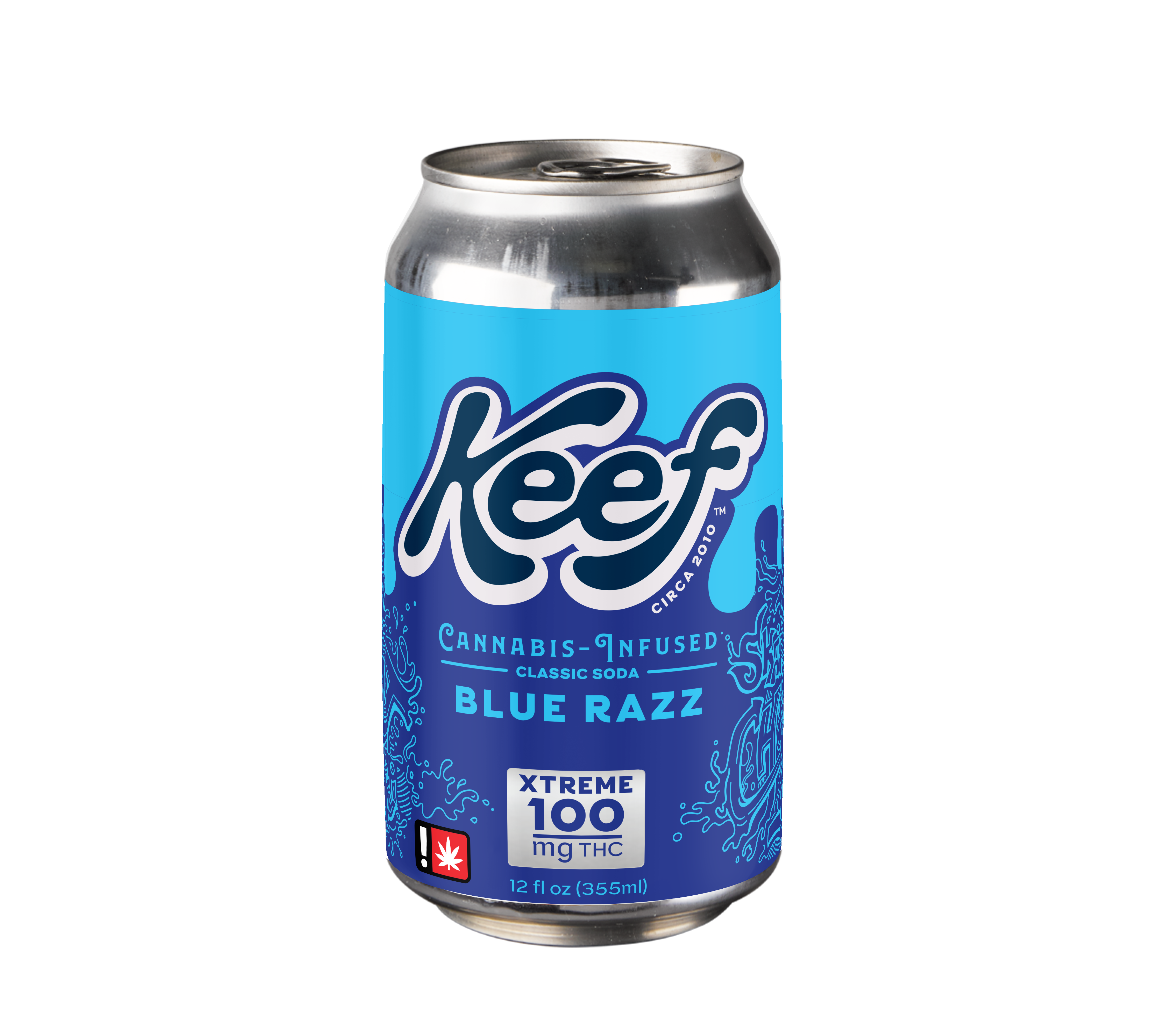 Photograph of Product: Keef Classic Soda Blue Razz XTREME