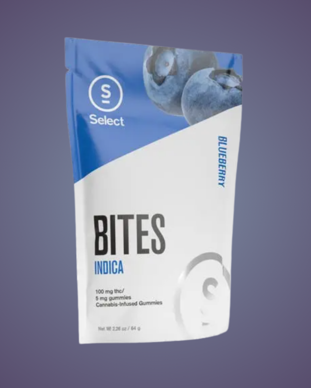 Photograph of product: Blueberry Oui'd Gummies 100mg/20pc