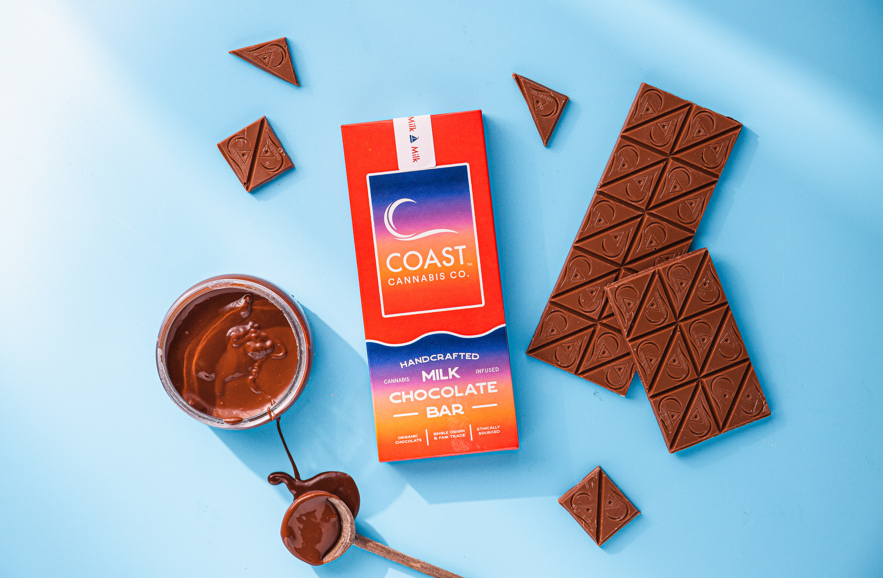 Photograph of product: Coast | Plain Milk Chocolate | 100mg
