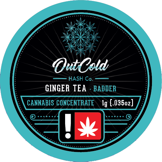 Photograph of product: Ginger Tea OUT COLD Rosin (Bo's Nose Knows)