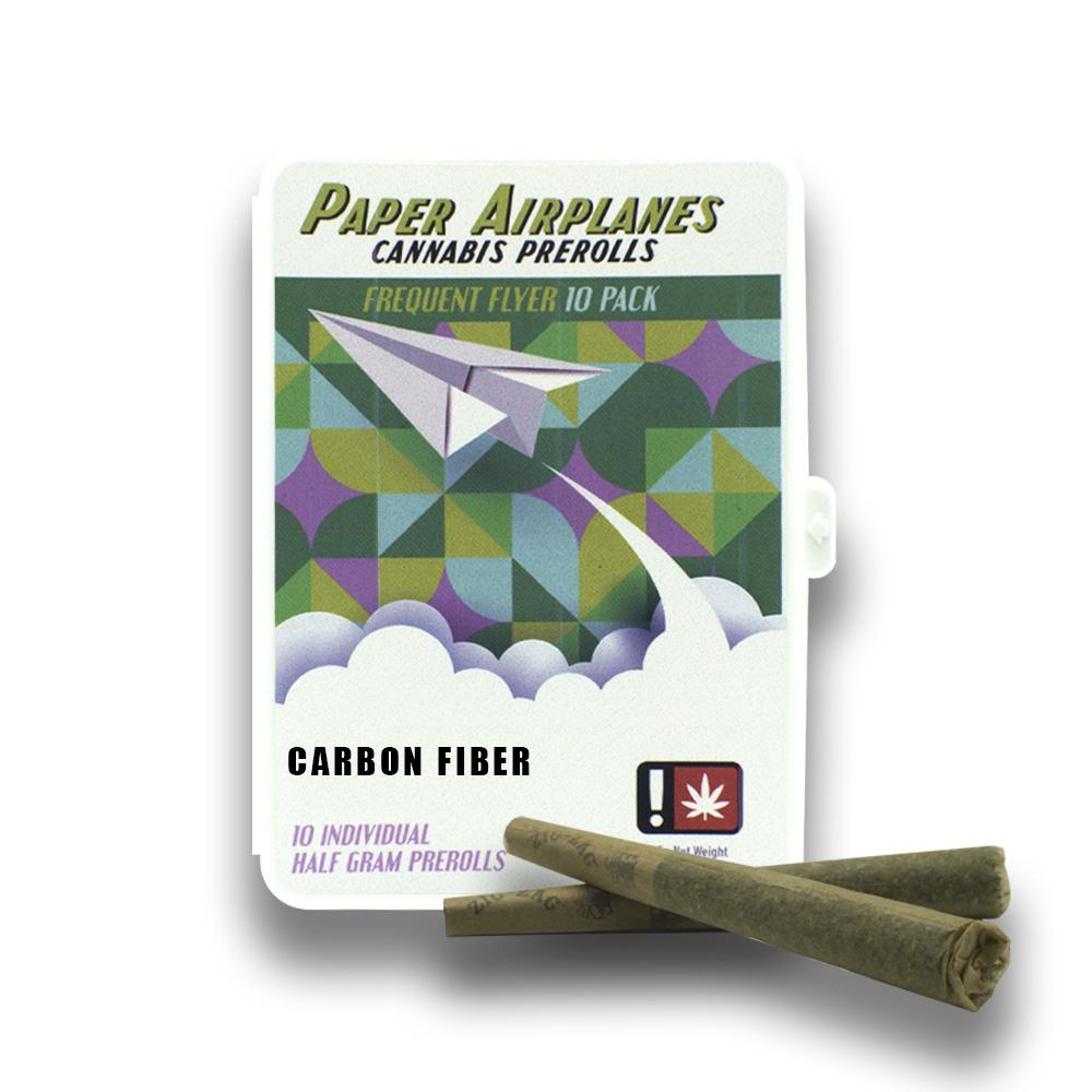 Photograph of product: Paper Airplanes | Carbon Fiber 10 PK Pre-Roll