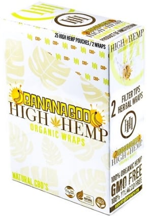 Photograph of product: High Hemp | Bananagoo Hemp Wrap 2pk