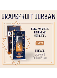 Photograph of product: Grapefruit Durban | 0.5g | Disposable Vape | Elevate