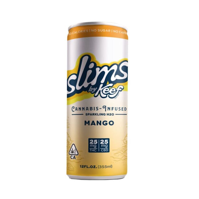 Photograph of product: Slims | 1:1 Mango TH-oui 25mg: CBD 25mg - 12oz - 