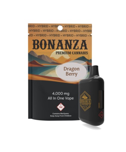 Photograph of product: Bonanza - Dragon Berry (H) - 4g Distillate AIO