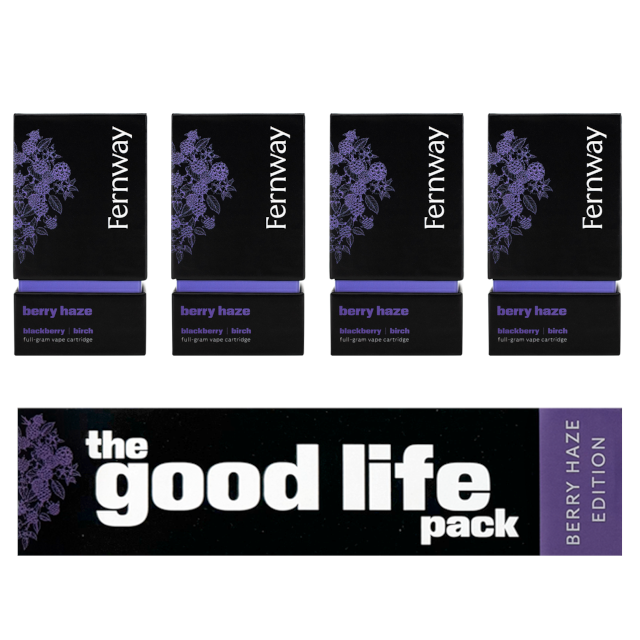 Photograph of product: Berry Haze 4 pack Vapes- Fernway