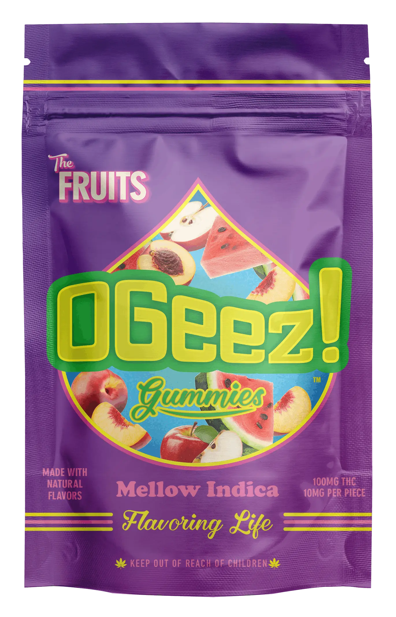 Photograph of product: The Fruits Mellow Oui'd | 10pk/100mg