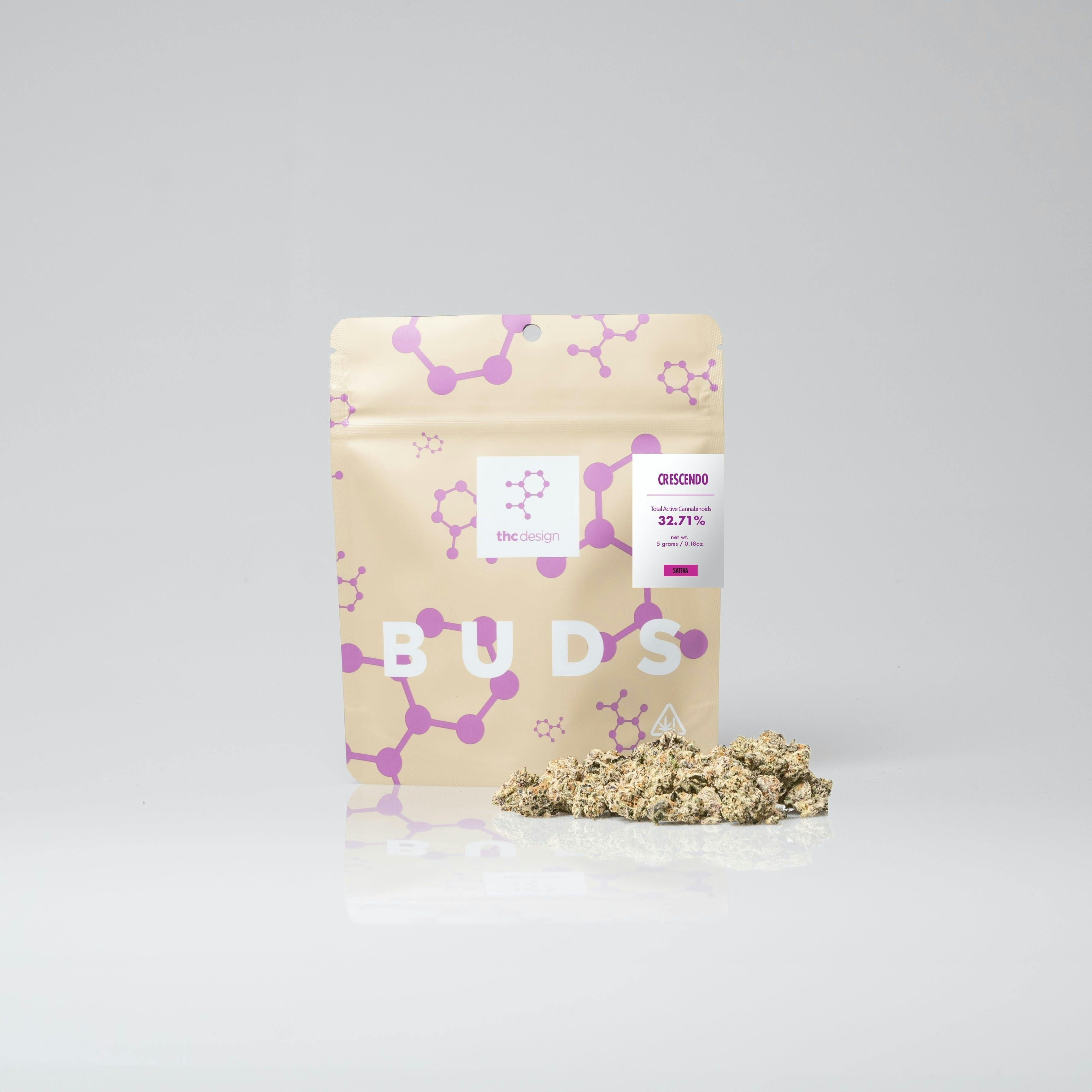 Photograph of product: BUDS Crescendo 5g Pouch