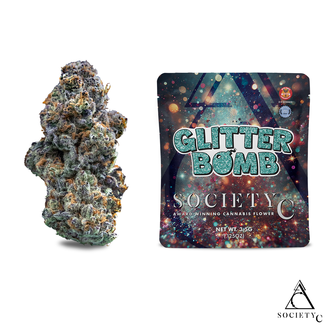 Photograph of product: Society C | Glitter Bomb | 3.5g