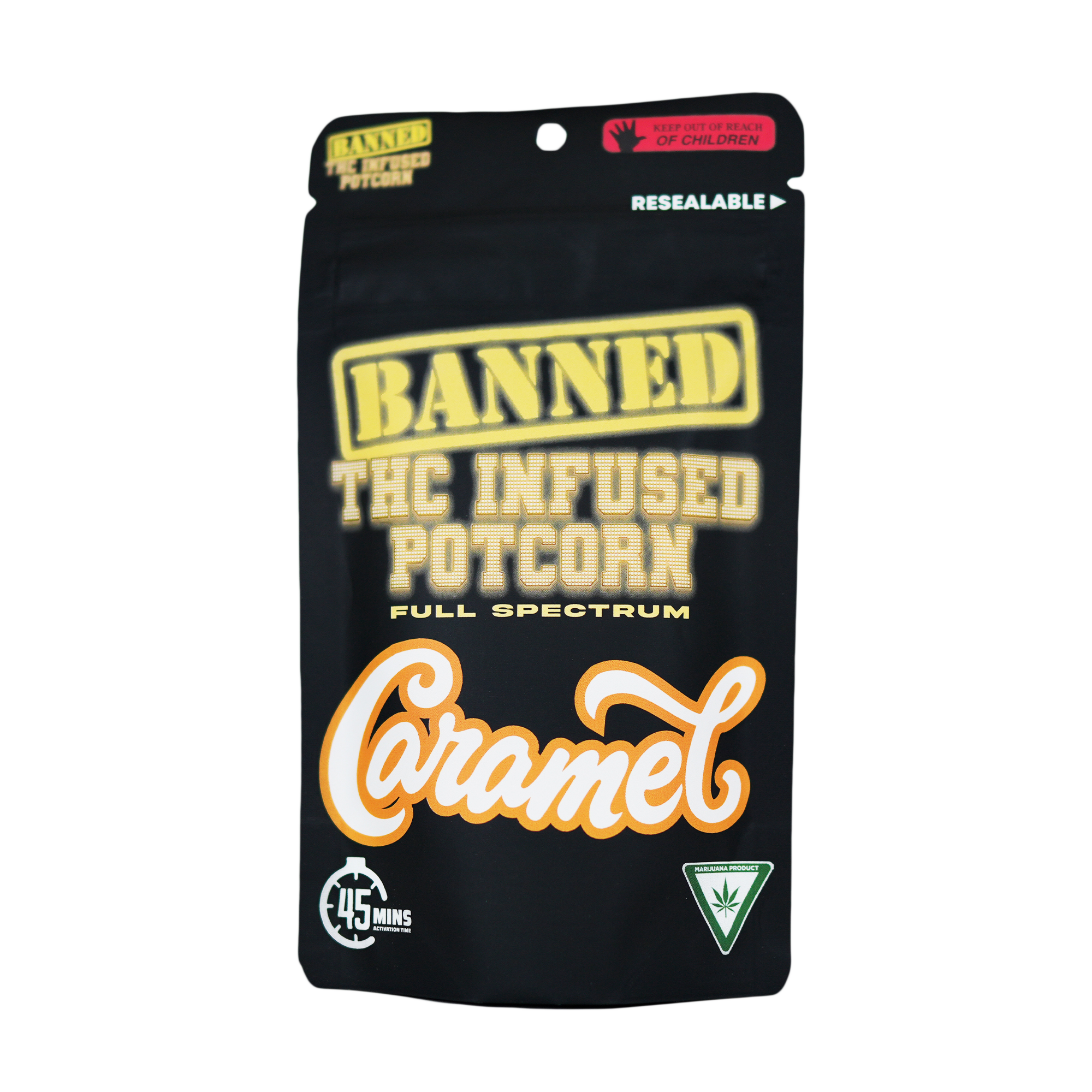 Photograph of product: Caramel Potcorn | 200mg