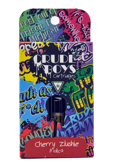 Photograph of product: Crude Boys: Cherry Zlushie 1G Cartridge (I)