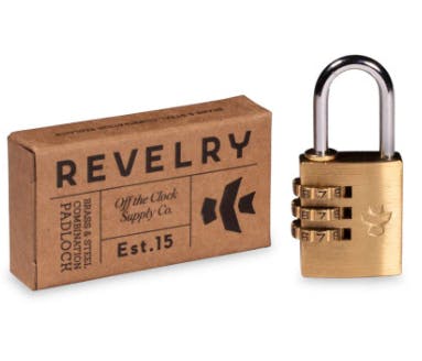 Photograph of product: Revelry Luggage Lock