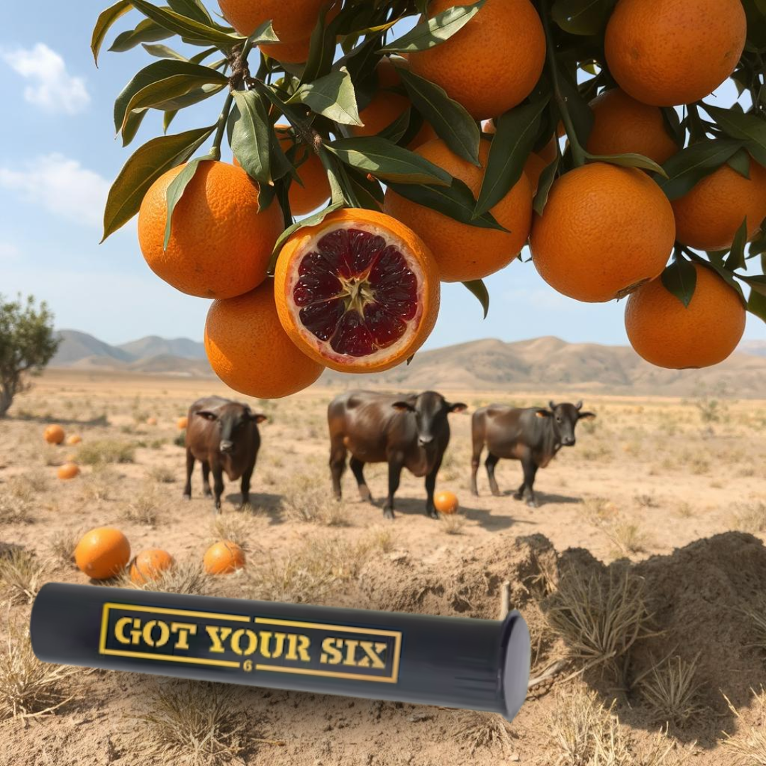 Photograph of product: Got Your Six- Blood Orange 1.15g (Infused)