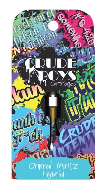 Photograph of product: Crude Boys Animal Mintz 1g Vape