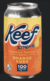 Photograph of product: Orange Kush Soda | 100mg x 1pk | Keef