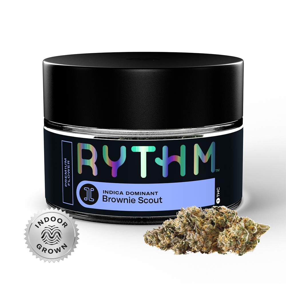 Photograph of product: Rythm | Brownie Scout | Pre-Pack Flower - 3.5g