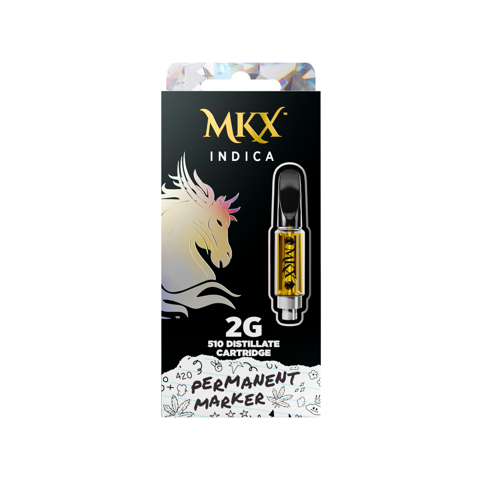 Photograph of product: Permanent Marker Distillate Cartridge | 2g